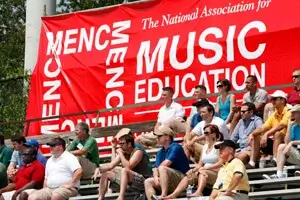 Educators attending the first Marching
